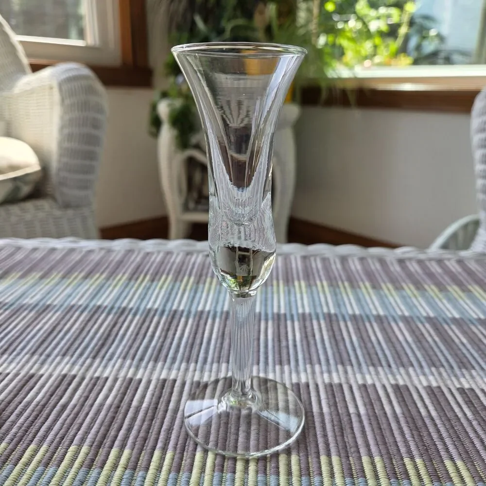 Vintage Flared Tulip Lipped Homegaard Aperitif/Cordial Glasses Set Of Four 1960s